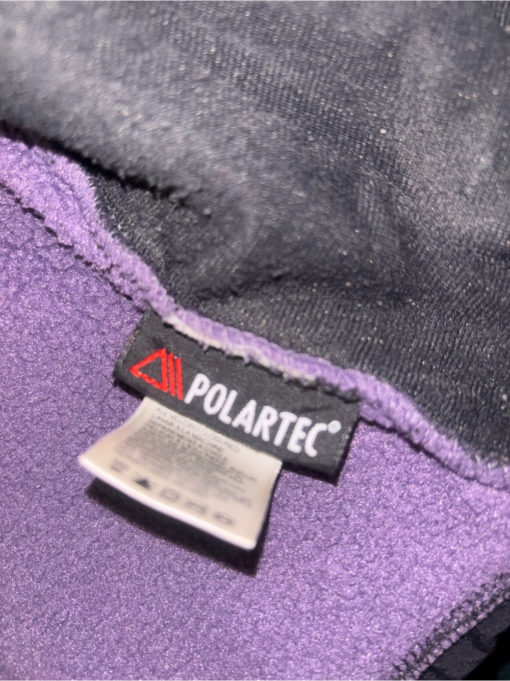 The North Face Purple and Black Women's Fleece Jacket - Picture 4 of 4